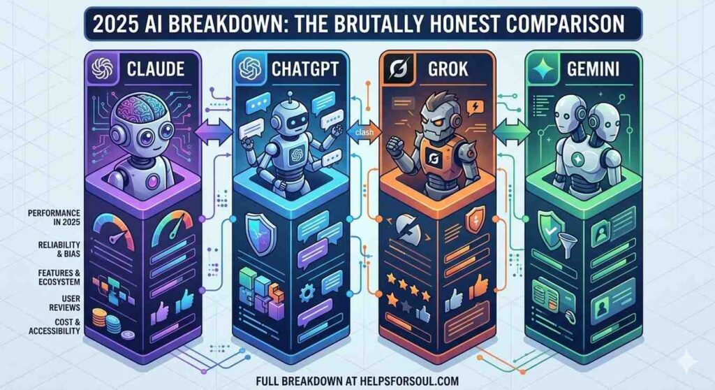 Claude vs ChatGPT vs Grok vs Gemini: The Brutally Honest 2026 Breakdown Nobody Else Is Giving You