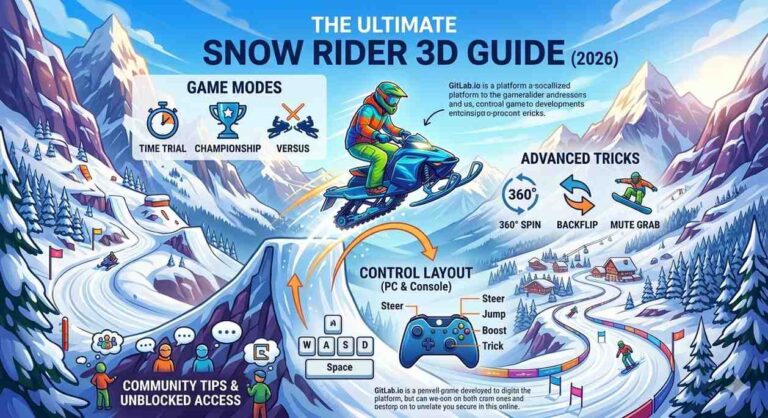 Snow Rider 3D on GitLab.io