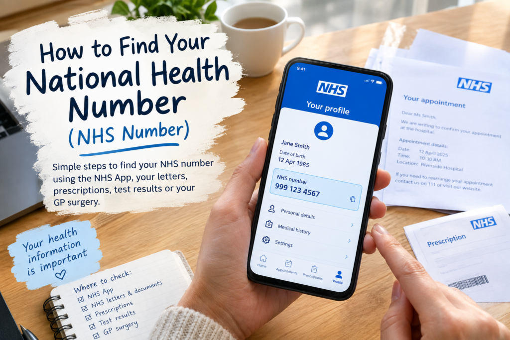 How to Find National Health Number (NHS Number): Complete Guide How to find your national health number using the NHS App, documents, prescriptions, test results, or GP surgery