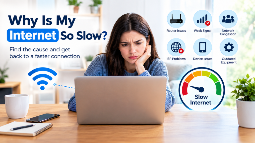 Why Is My Internet So Slow ? Real Causes and How to Fix It Why is my internet so slow and how to improve internet speed